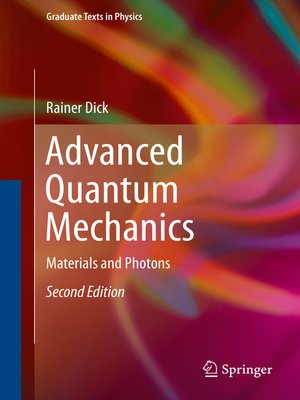 cover image of Advanced Quantum Mechanics